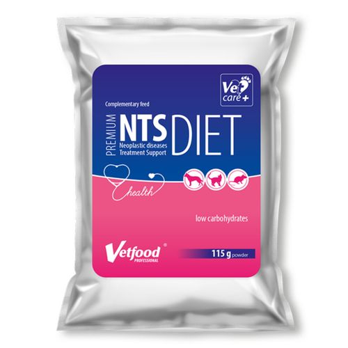 Vetfood Premium NTS Diet Powder 115g - uzupełniająca karma onkologiczna dla psa, kota i szczura