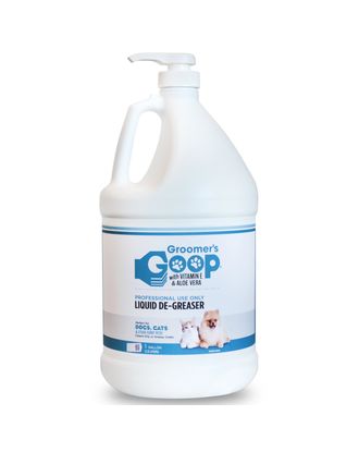Groomer's Goop De-Greaser Liquid - płyn odtłuszczający do sierści psa i kota, usuwa plamy i nieprzyjemne zapachy - 3,8L