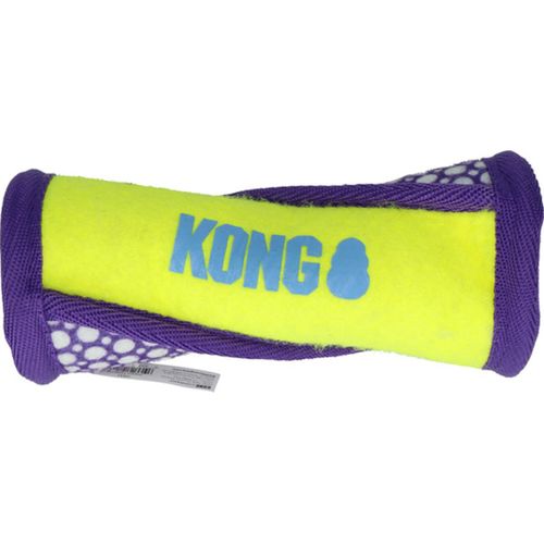 KONG Impact Twist M (18cm) - wielowarstwowa zabawka dla psa, walec z piszczałką