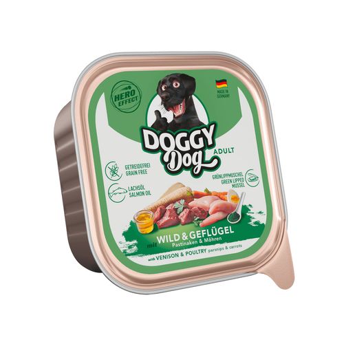 Doggy Dog Venison & Poultry 150g - bezzbożowa mokra karma dla psa, z dziczyzną i drobiem