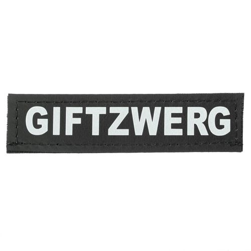 Julius-K9 Giftzwerg Patch XS - rzepy do szelek Julius K9, 2x8cm