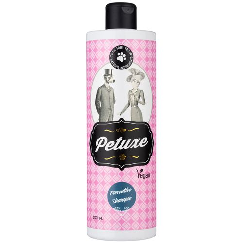 Petuxe Preventing Shampoo 500ml - nawilżający szampon przeciw pchłom i kleszczom, dla psa i kota, koncentrat 1:3