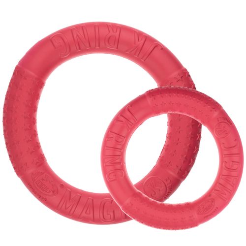 JK Animals Magic Ring Red - wytrzymałe ringo dla psa, pływające