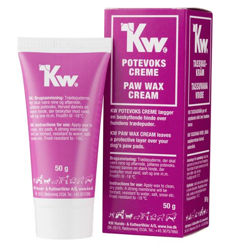 KW Paw Wax Cream 50g - ochronno-regenerujący krem do łap psa, z woskiem pszczelim