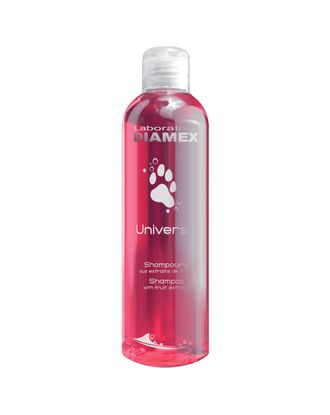 Diamex Universel Fruits Shampoo - szampon oczyszczający z ekstraktami owocowymi, do krótkiej sierści, koncentrat 1:8 - 250ml