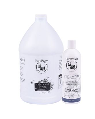 Pure Paws SLS Free Bright White Shampoo - szampon do białej i jasnej sierści psa, koncentrat 1:8