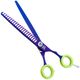 P&W Carat Chunker Scissors 7" - degażówki jednostronne z mikroszlifem, 21 ząbków