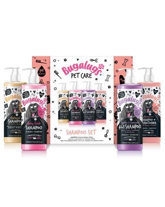 Bugalugs Shampoo Gift Set 4x500ml - zestaw czterech szamponów dla psa
