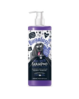 Bugalugs Maxi White Shampoo  - szampon do białej sierści psa, uwydatniający kolor włosa - 500ml