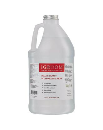 iGroom Magic Boost Scissoring Spray - odżywczy spray ułatwiający stylizację i przyspieszający suszenie, dodaje objętości - 1,9L