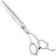 Geib Kiss Silver Pink Chunker 7.5" - degażówki groomerskie jednostronne proste, 21 ząbków