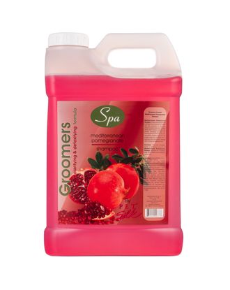 Pet Silk Spa Formula Mediterranean Pomegranate Shampoo - odżywczy, głęboko oczyszczający szampon do sierści, o zapachu owocu granatu, koncentrat 1:16 - 473ml