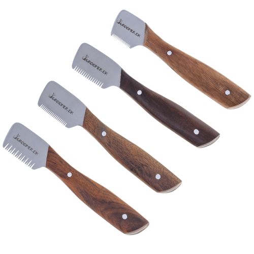 Groomer.dk Danish Classic Knife - klasyczny trymer z drewniana rączką 