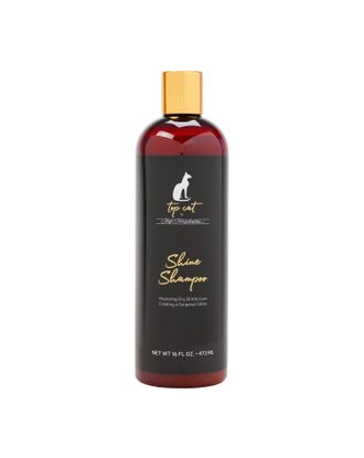 Chris Christensen Top Cat Shine Shampoo - nawilżająco-nabłyszczający szampon dla kota, koncentrat 1:8 - 473ml