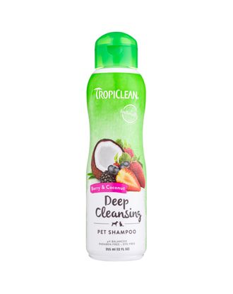 Tropiclean Deep Cleansing Berry & Coconut Pet Shampoo - szampon dogłębnie oczyszczający dla psa i kota - 355ml