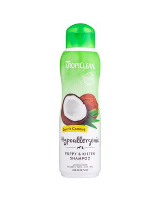 Tropiclean Gentle Coconut Pet Shampoo - łagodny szampon kokosowy dla szczeniąt, kociąt i alergików - 355ml