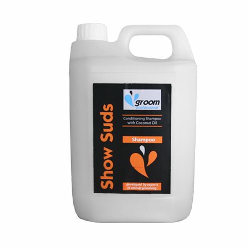 Groom Professional Show Sheen 4L - szampon z olejkiem kokosowym do długiej sierści