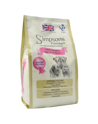 Simpsons Premium Adult Sensitive Salmon & Potato - karma dla wrażliwych psów, łosoś i ziemniaki - 12kg