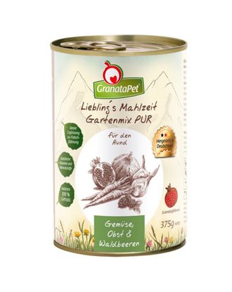 GranataPet Garden Mix Pure - warzywa dla psa, uzupełnienie gotowanej diety BARF