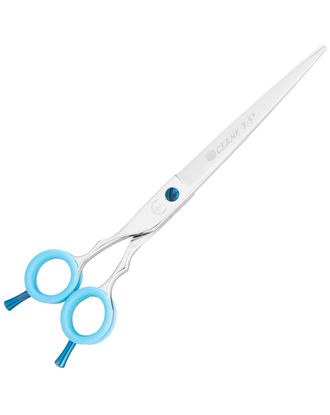 P&W Oceane Titanium Lefty Straight Scissors - profesjonalne nożyczki groomerskie dla osób leworęcznych, proste