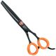 P&W Black Widow Thinning 6" - profesjonalne degażówki jednostronne z ozdobną śrubą, 50 ząbków