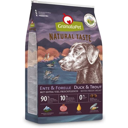 GranataPet Natural Taste Duck & Torut - bezzbożowa karma dla psa, kaczka i pstrąg