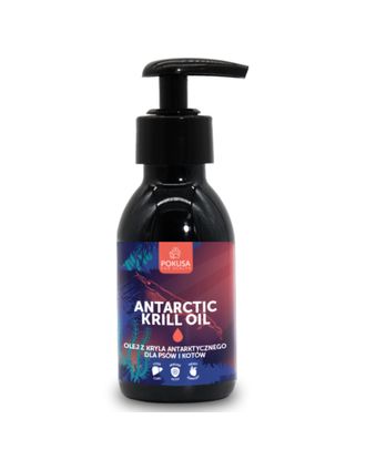 Pokusa Antarctic Krill Oil - olej z kryla antarktycznego dla psa i kota - 100ml