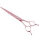 Jargem Pink Straight Scissors - nożyczki groomerskie proste, pokryte tytanową powłoką w kolorze różowym