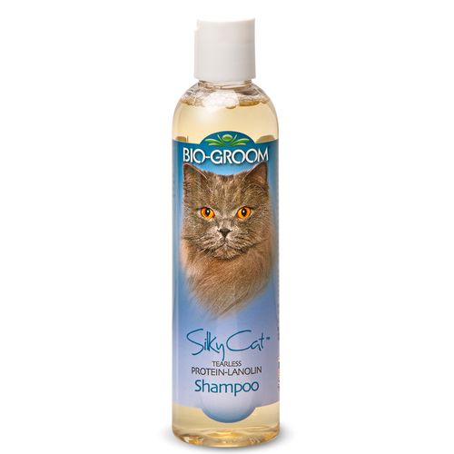 Bio-Groom Silky Cat 236ml - nawilżający szampon dla kotów o suchej, zniszczonej sierści