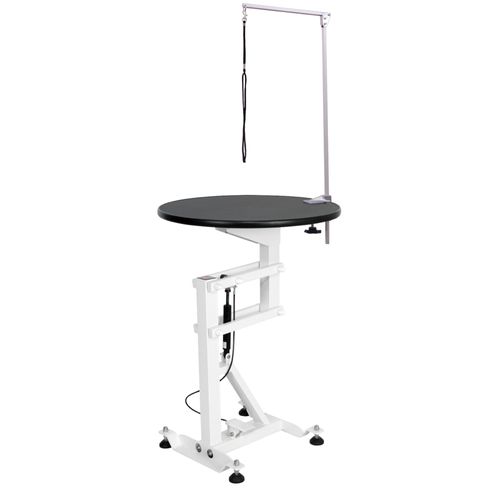 Blovi Air Lift Grooming Table - okrągły stół groomerski z podnośnikiem pneumatycznym, blat 60 cm