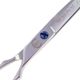 P&W Oceane Titanium Curved Scissors - profesjonalne nożyczki groomerskie, gięte