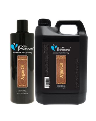 Groom Professional Argan Oil Conditioner - intensywnie nawilżająca odżywka do sierści z olejkiem arganowym, koncentrat 1:10