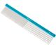 Madan Professional Light Comb 19cm - profesjonalny, lekki grzebień z aluminiowym uchwytem i mieszanym rozstawem ząbków, piny 2,8cm