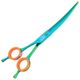 P&W Hulk Lefty Curved Scissors - nożyczki groomerskie gięte z mikroszlifem, dla leworęcznych