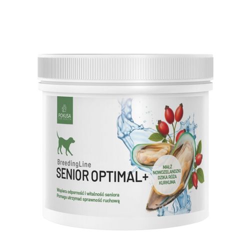 Pokusa BreedingLine Senior Optimal+ 300g - suplement diety dla psa, wsparcie odporności i witalności seniora