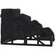 Flamingo Dog Step Tampa Black - schodki dla psa do 30kg, pluszowe pokrycie, czarne, 60x36x41cm
