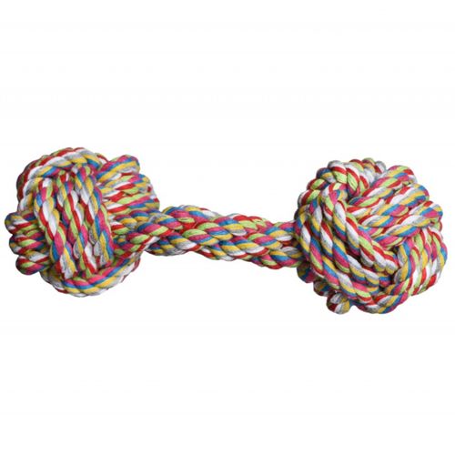 Pet Nova Rope Dumbbell - bawełniany gryzak ze sznura dla psa