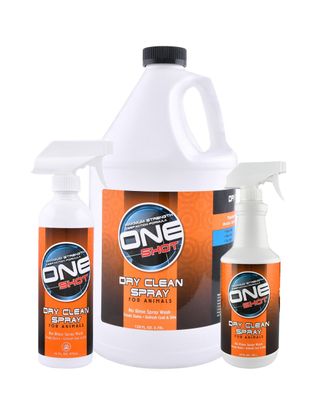 One Shot Dry Clean Spray Shampoo - profesjonalny szampon na sucho dla zwierząt, eliminujący brzydkie zapachy