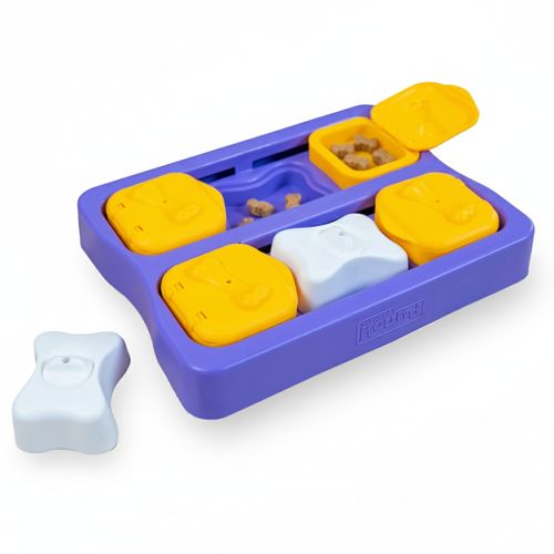 Nina Ottosson Dog Brick Level 2 Medium -  gra dla psa, puzzle, poziom 2 