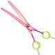 P&W ButterFly Curved Chunker Scissors 7,5" - degażówki groomerskie gięte, 39 ząbków