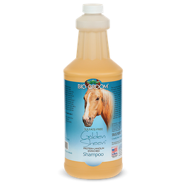 Bio-groom Golden Sheen 946ml - odżywczy i rozświetlający szampon dla koni