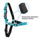 PetSafe Easy Walk Deluxe Harness Ocean Blue - miękkie szelki i smycz dla psa, czarno-niebieskie