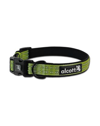 Alcott Adventure Collar Green - odblaskowa obroża dla psa, zielona