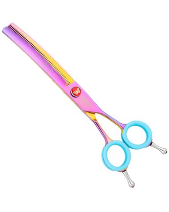P&W ButterFly Curved Thinning 7" - profesjonalne degażówki groomerskie,