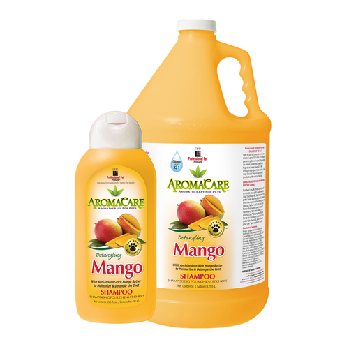 PPP AromaCare Detangling Mango Butter Shampoo - odżywczy szampon dla psa, z mango ułatwiający rozczesywanie, koncentrat 1:32