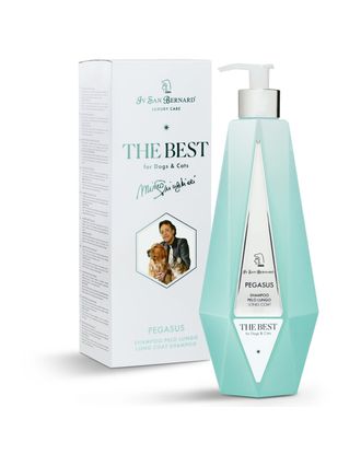 Iv San Bernard The Best Pegasus Shampoo - szampon do długiej sierści psa i kota, z ekstraktem z malwy - 550ml