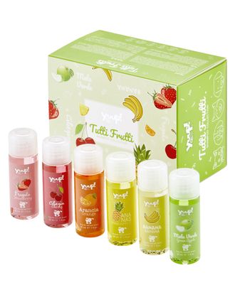 Yuup! Tutti Frutti Shampoo Collection 6x30ml - zestaw 6 szamponów dla psa i kota, o owocowym zapachu