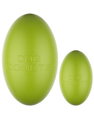 Dog Comets Pan-Stars Green - uciekające jajo dla psa, twarda piłka do toczenia, zielone
