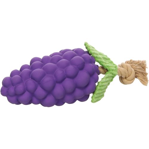 Flamingo Seezo Grape Toy - gumowa zabawka dla psa z efektami dźwiękowymi, winogrono