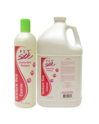 Pet Silk Texturizing Coarse Coat Shampoo - szampon dla psa z sierścią grubą, zbitą i wymagającą, nadający teksturę i zwiększający objętość szaty, koncentrat 1:16